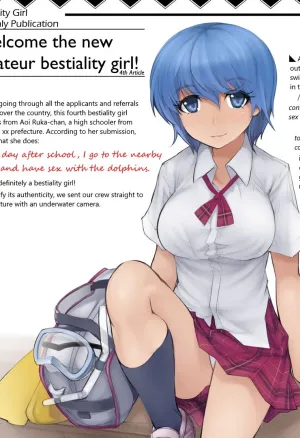 Gakkou no Kaeri ni Chikaku no Umi de Iruka to Ecchi suru no ga Nikka no JK  A high school girls daily routine is to hav