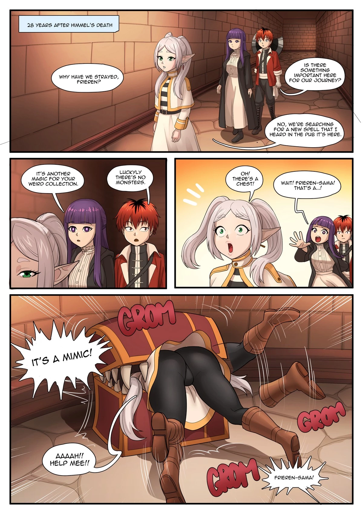 Frierens  Lewd Spell image number 1