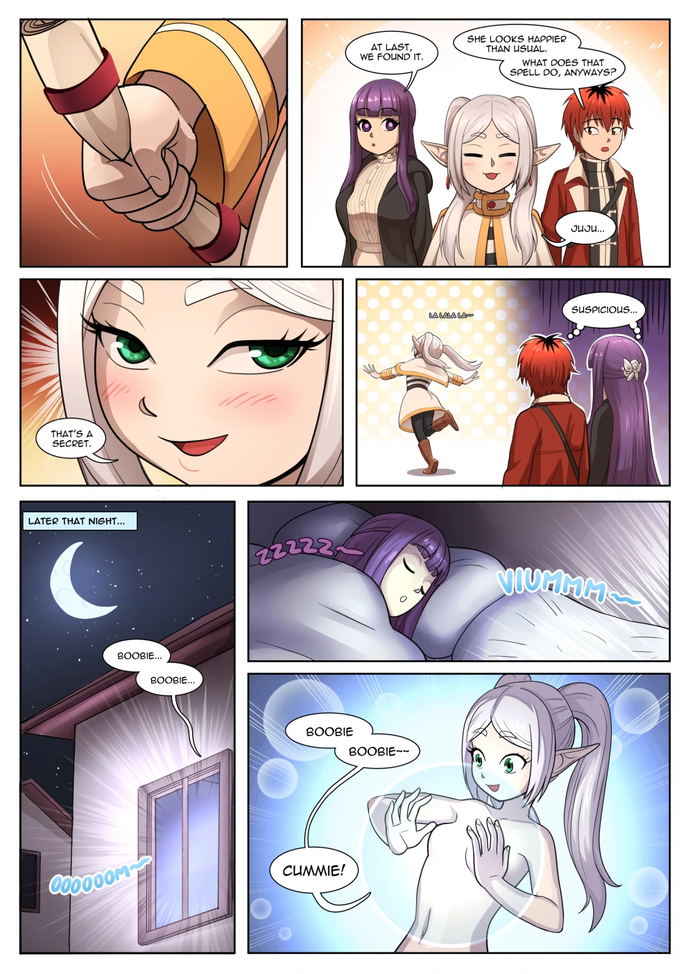 Frierens  Lewd Spell image number 2
