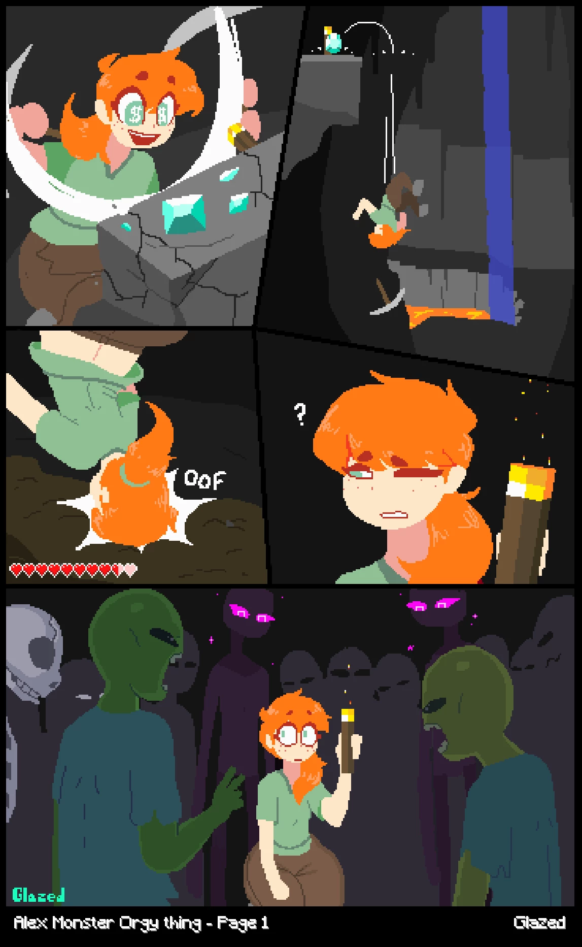 Alex?s Monster Orgy Comic Porn