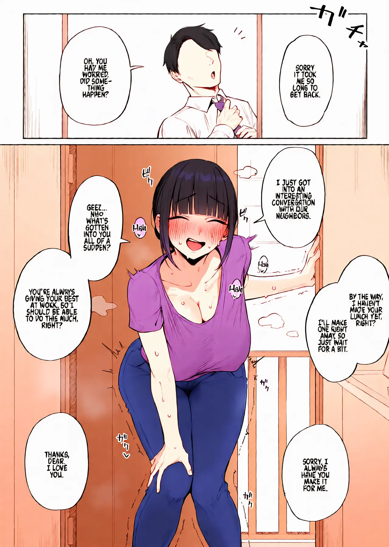 A Perverted Wife Having Cheating Sex Early In The Morning  Asakara Dosukebe Uwaki Koubi Shichau Hitozuma-san image number 7