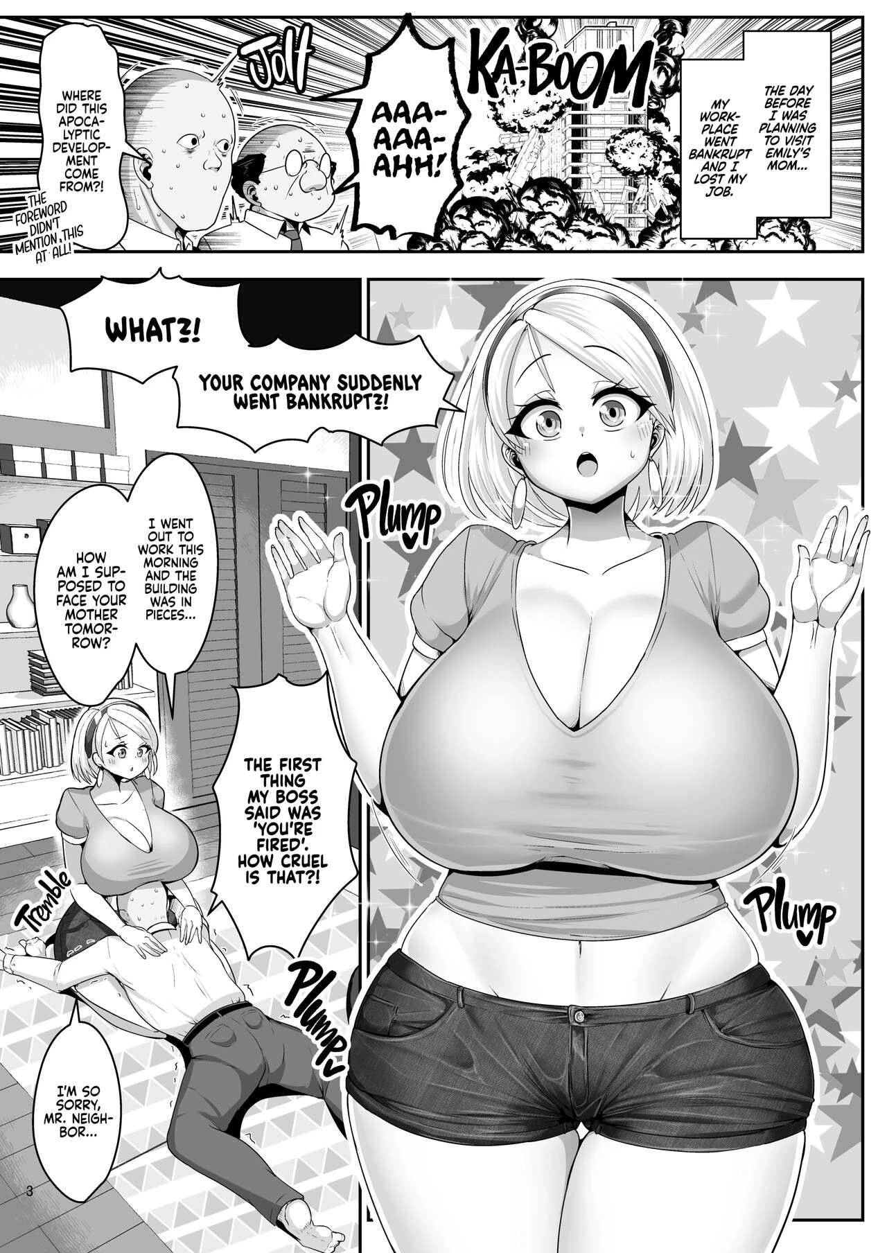 A Nymphomaniac Blonde Exchange Student with Gigantic Tits Moved in Next Door!! 2  H Daisuki Kinpatsu Hakujin Bakunyuu Ryuugakusei ga Tonari no Heya ni Hikkoshite Kita!! 2 image number 3
