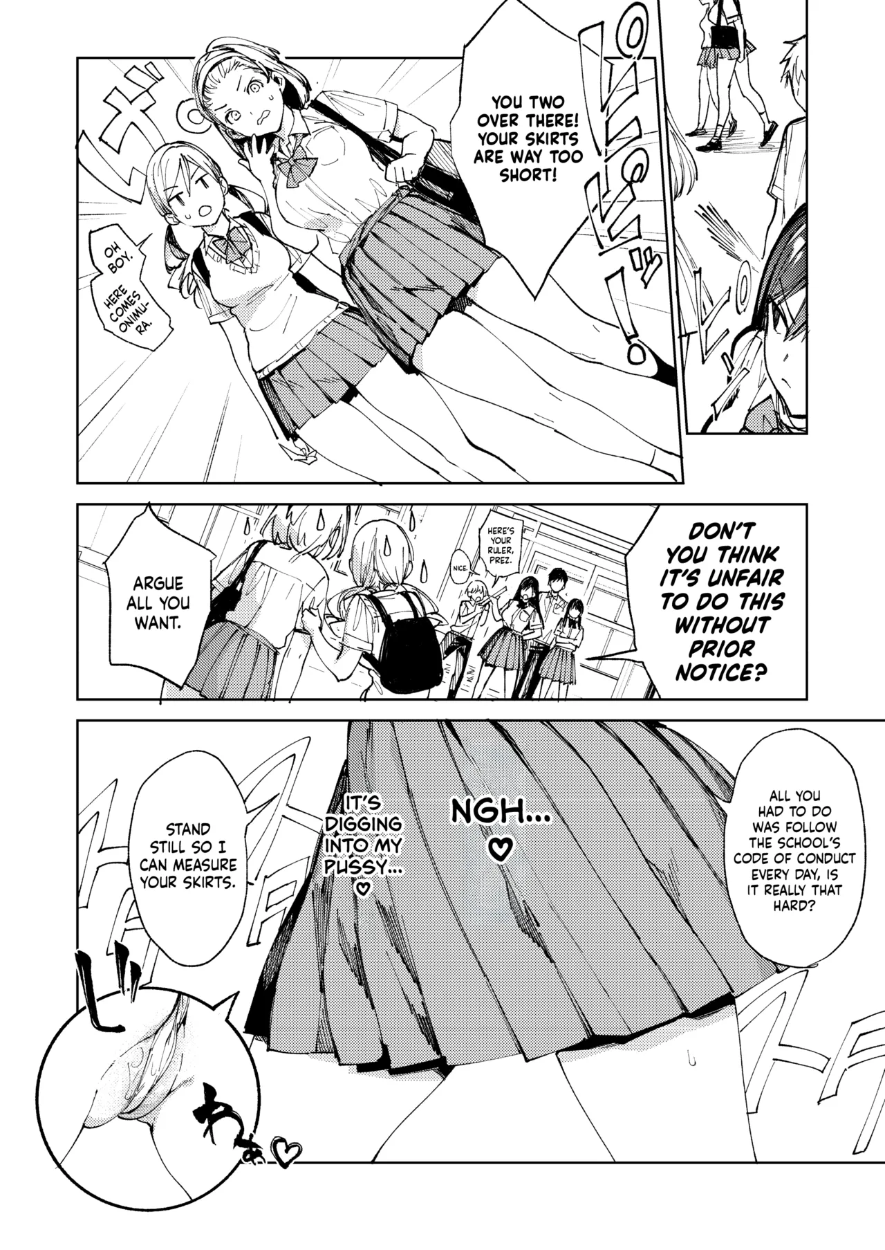 The Strict Head of the DIsciplinary Committee Just Cant Stop Masturbating at School!  Kiritsu ni Kibishii Fuuki Iinchou wa Kounai de Himitsu no Dosukebe Onanie ga Yamerarenai! image number 16