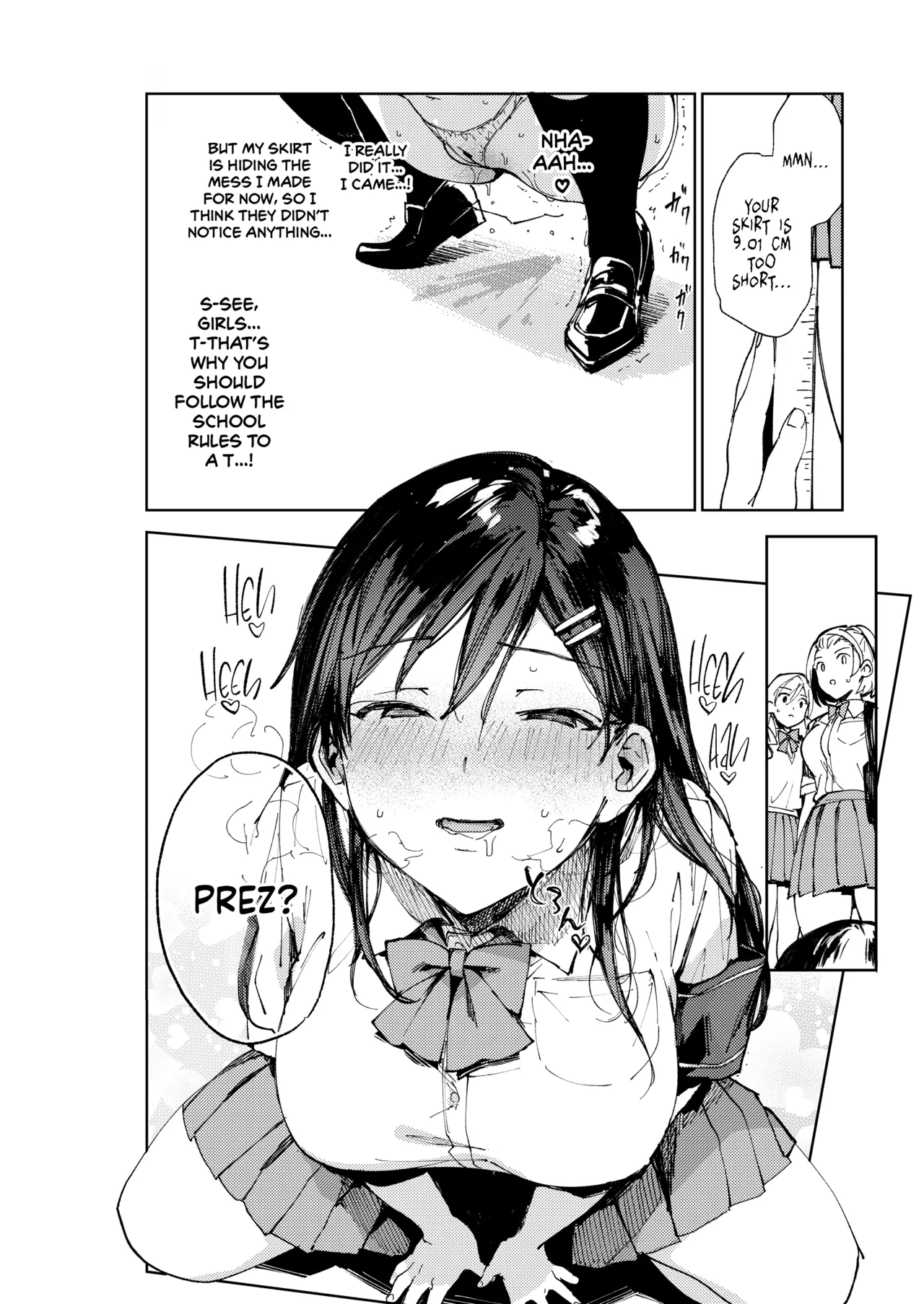 The Strict Head of the DIsciplinary Committee Just Cant Stop Masturbating at School!  Kiritsu ni Kibishii Fuuki Iinchou wa Kounai de Himitsu no Dosukebe Onanie ga Yamerarenai! image number 20