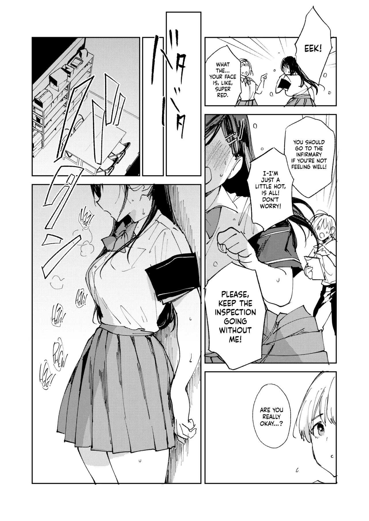 The Strict Head of the DIsciplinary Committee Just Cant Stop Masturbating at School!  Kiritsu ni Kibishii Fuuki Iinchou wa Kounai de Himitsu no Dosukebe Onanie ga Yamerarenai! image number 21
