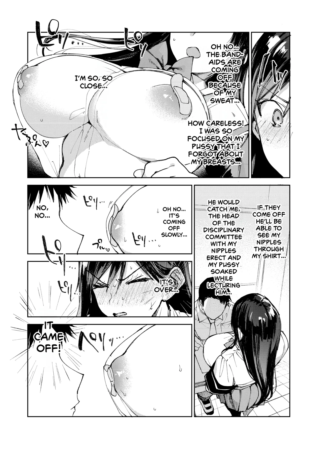 The Strict Head of the DIsciplinary Committee Just Cant Stop Masturbating at School!  Kiritsu ni Kibishii Fuuki Iinchou wa Kounai de Himitsu no Dosukebe Onanie ga Yamerarenai! image number 31