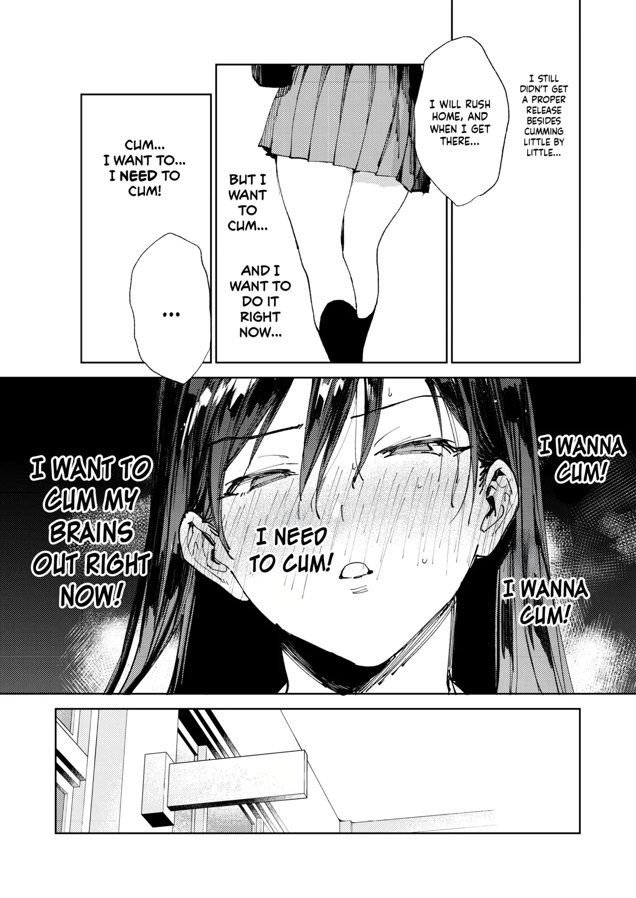 The Strict Head of the DIsciplinary Committee Just Cant Stop Masturbating at School!  Kiritsu ni Kibishii Fuuki Iinchou wa Kounai de Himitsu no Dosukebe Onanie ga Yamerarenai! image number 38