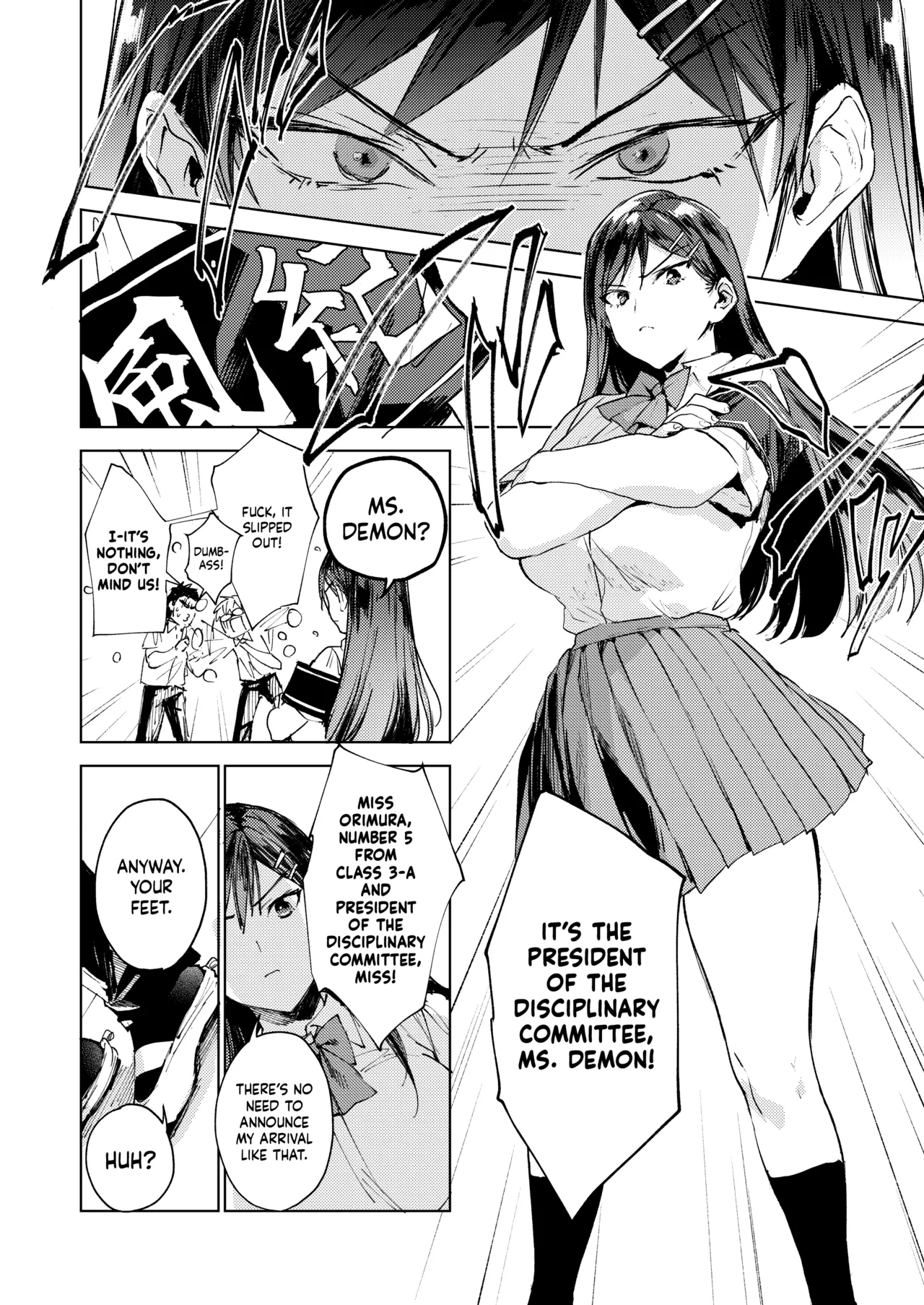 The Strict Head of the DIsciplinary Committee Just Cant Stop Masturbating at School!  Kiritsu ni Kibishii Fuuki Iinchou wa Kounai de Himitsu no Dosukebe Onanie ga Yamerarenai! image number 4