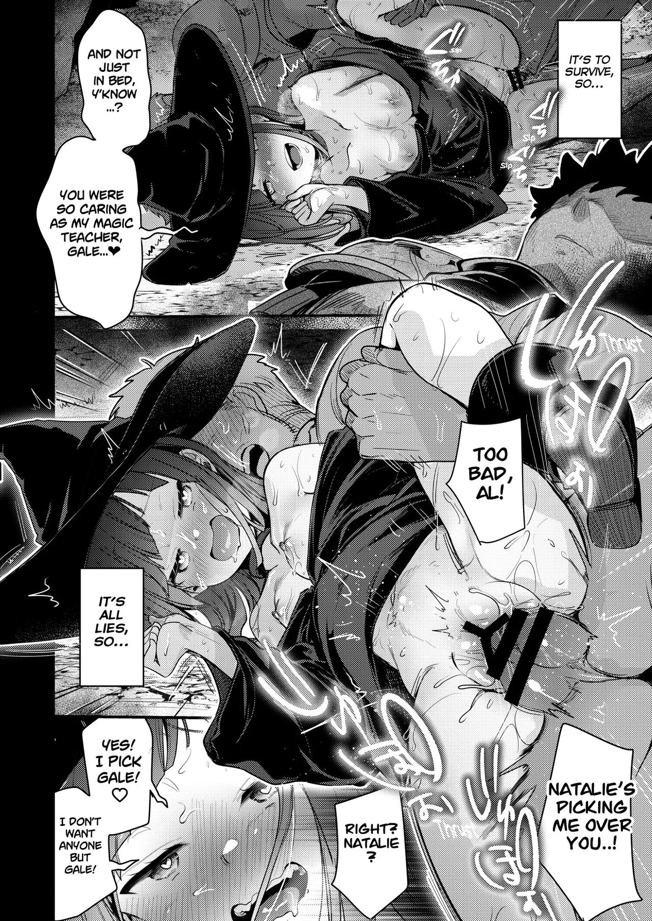 Isekai Shoujo no Seijijou ~Kakedashi Mahoutsukai-chan ga Ossan Boukensha ni Netorareru Hanashi~ image number 36