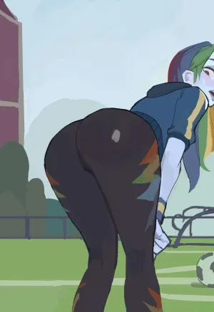Making Rainbow Dash cum