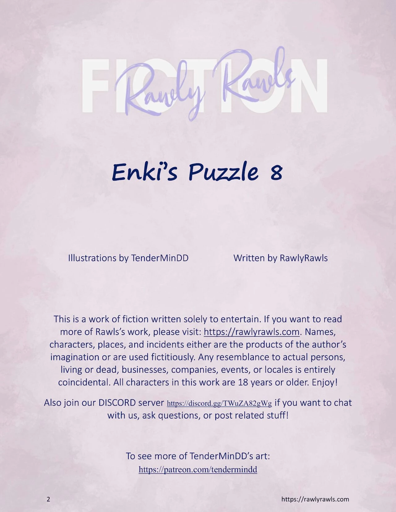 Enkis Puzzle 8: Rawly Rawls Fiction image number 1
