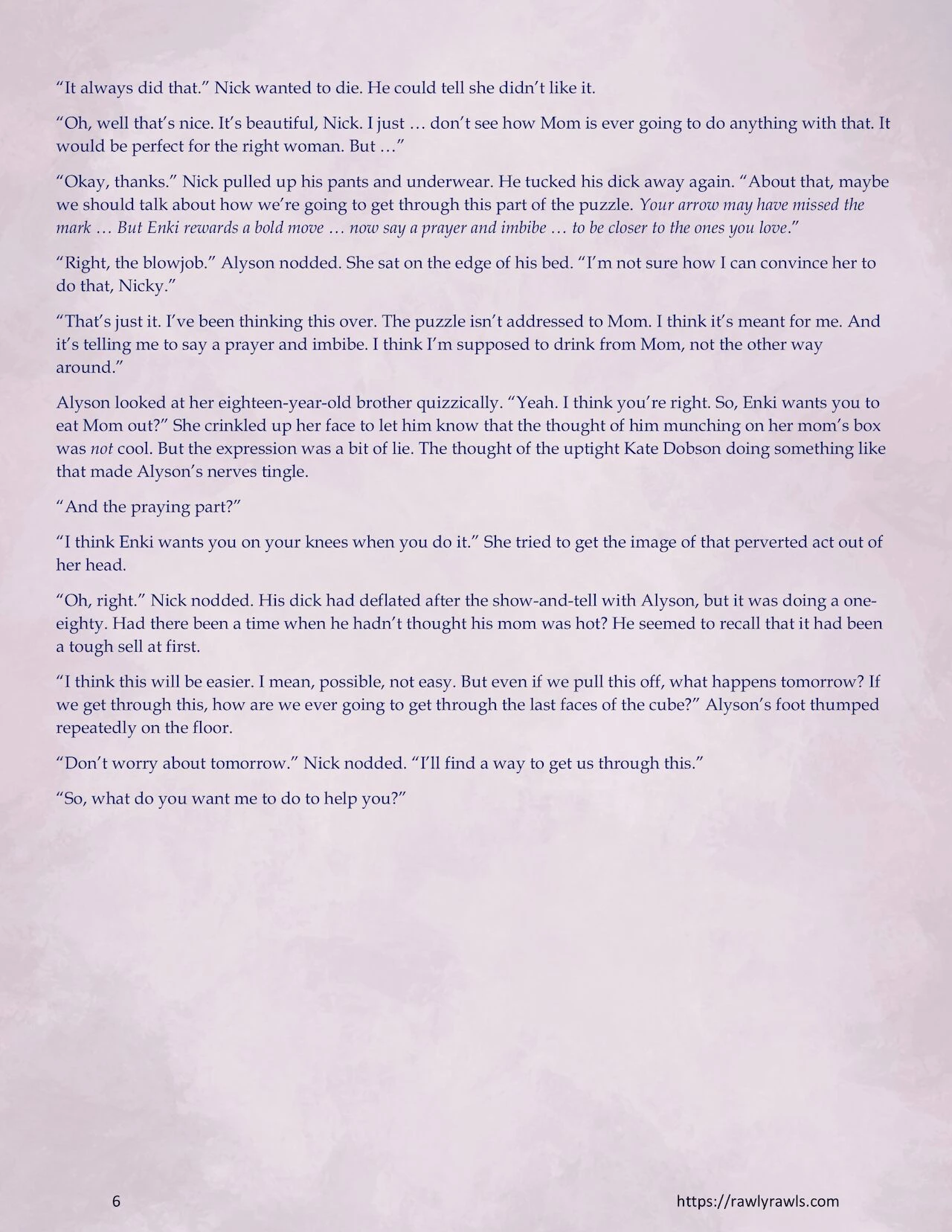 Enkis Puzzle 8: Rawly Rawls Fiction image number 5