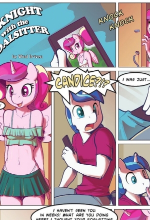 A knight with the foalsitter