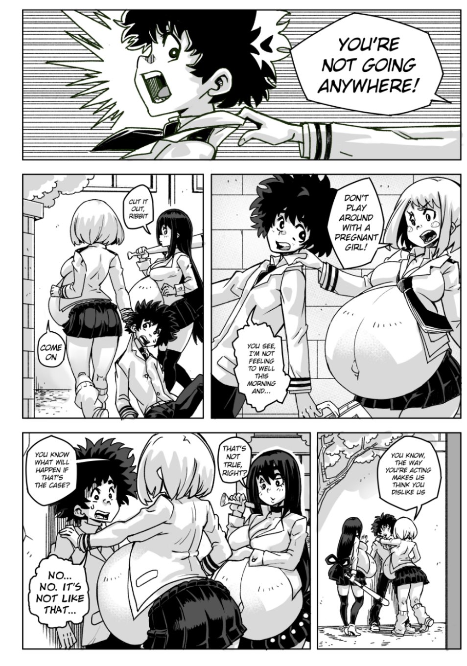 mabee.lz - Pregnant Hero Academia (my hero academia  boku no hero academia) image number 12