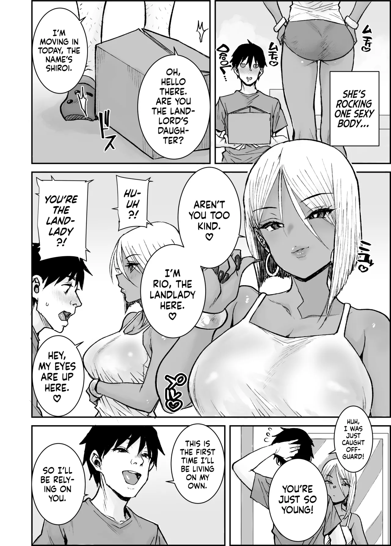 I, Your Humble College Student, Busted Loads Into My 35 Y/O Dark-Skinned Gyaru Landlady While She Rode Me Cowgirl   Daigaku no Ore, Kuro Gyaru Bijou Kanrinin-San (35) No Hageshii Kuiuchi Kijoui De Nama Nakadashi Shaimashita image number 2