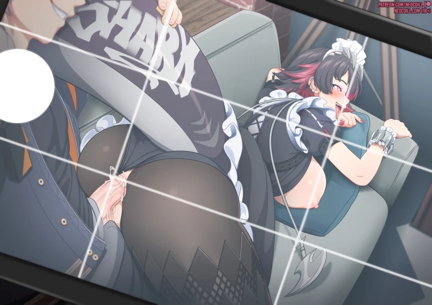 Fun time with my sexy maid image number 8