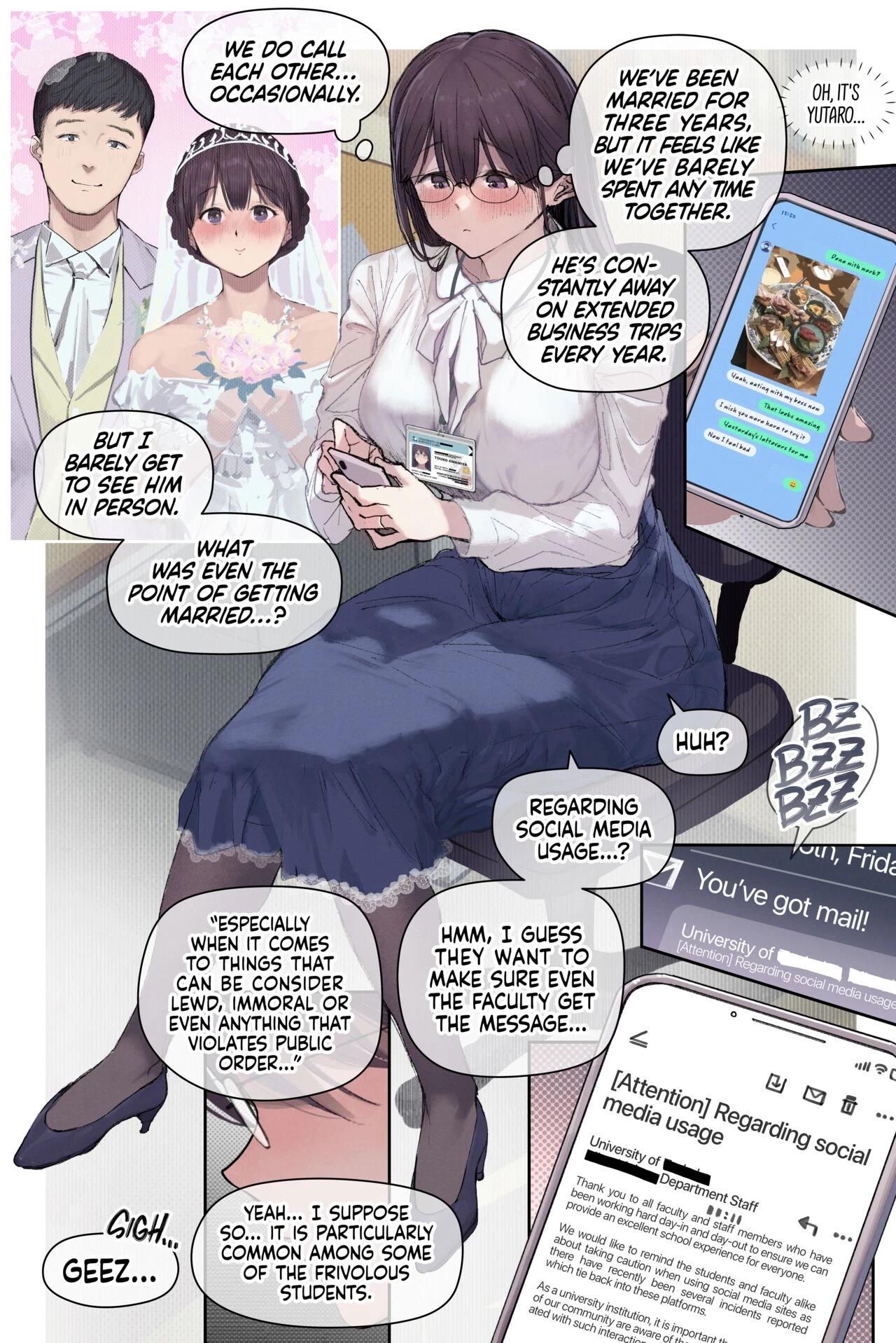 Touko Amamiya: Wife, Scholar, Professor in HEAT  Intelli Hitozuma Amamiya Touko Sensei no Hatsujou image number 5