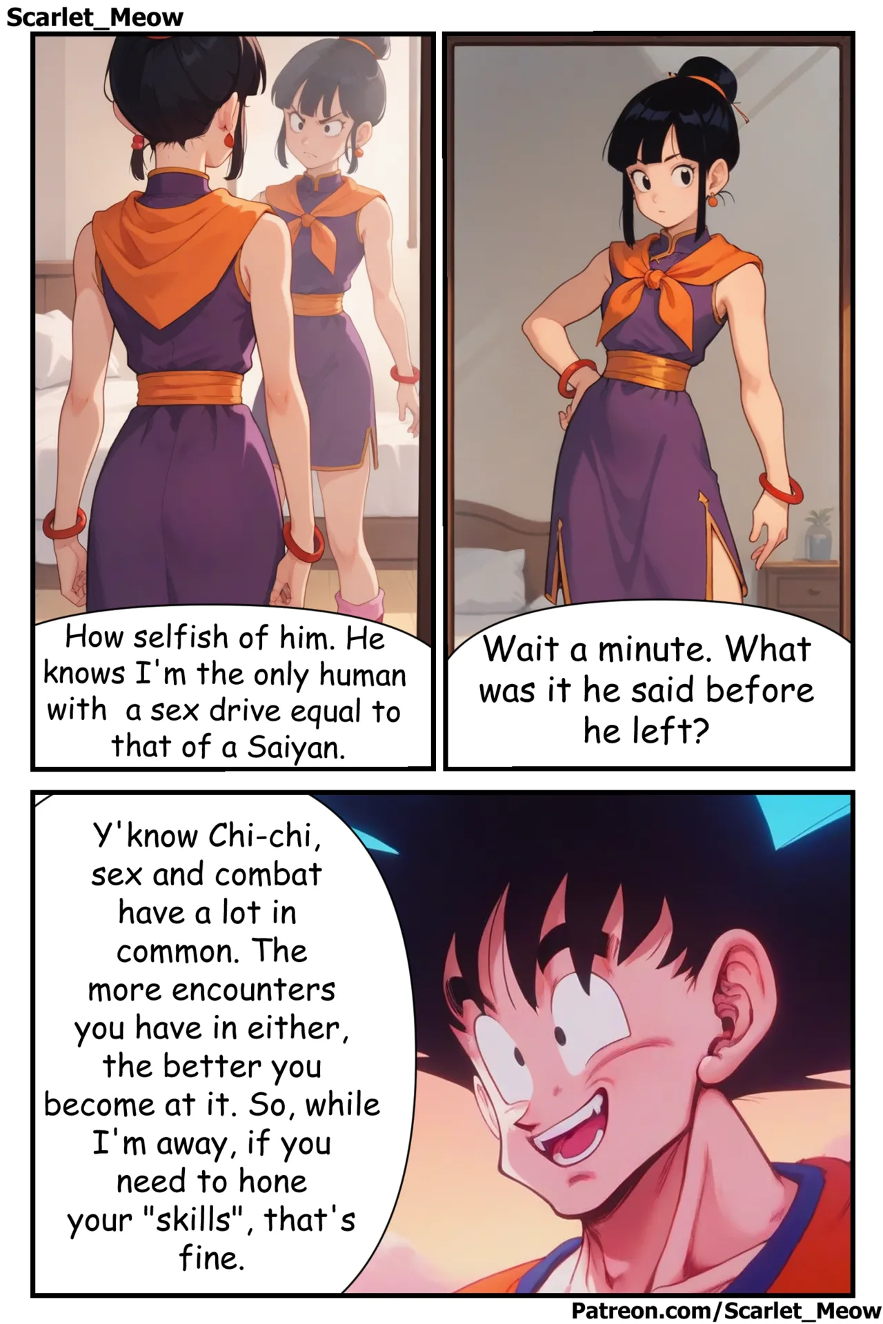 Gokus Absence - Tempting Tien image number 2
