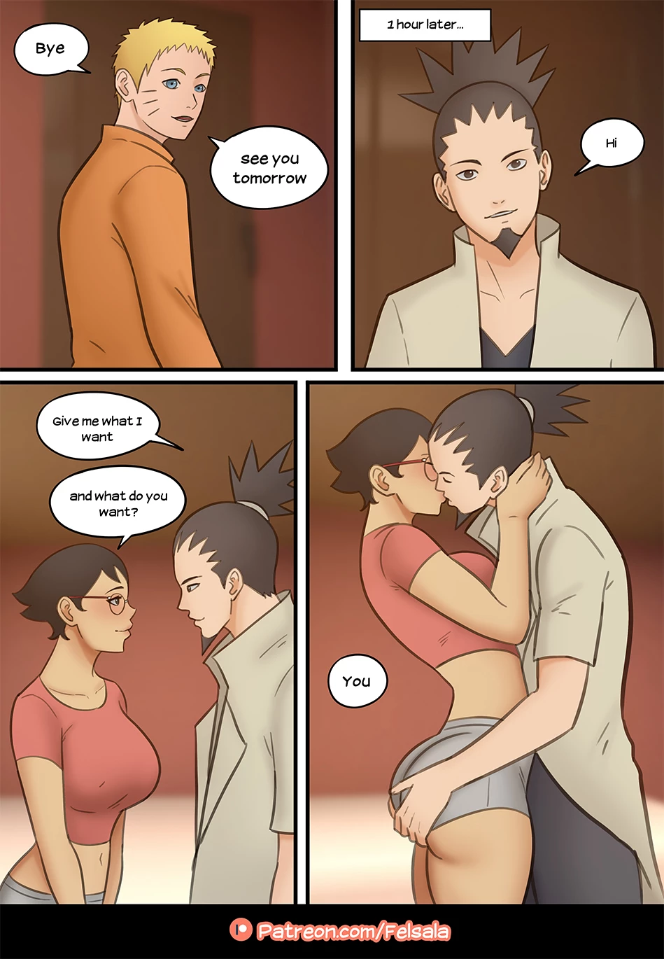 Adult Sarada Loves Everyone image number 11