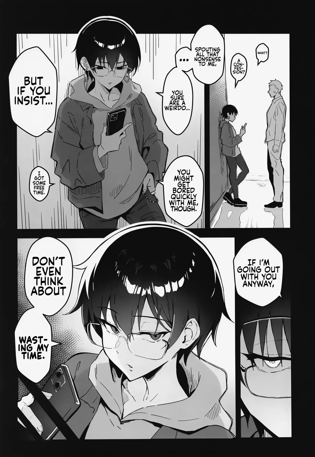 A Boring Date with My Blunt, Boyish Babe and Her Hidden Assets  Buaisou na Kakure Kyonyuu Boyish Kanojo to Taikutsu na Date image number 1