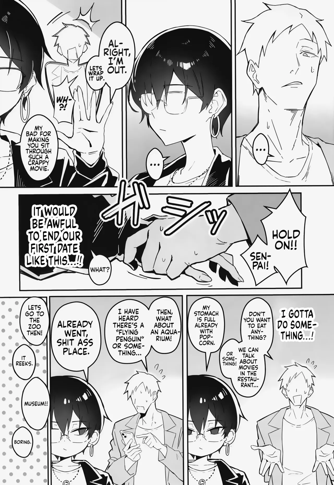 A Boring Date with My Blunt, Boyish Babe and Her Hidden Assets  Buaisou na Kakure Kyonyuu Boyish Kanojo to Taikutsu na Date image number 5