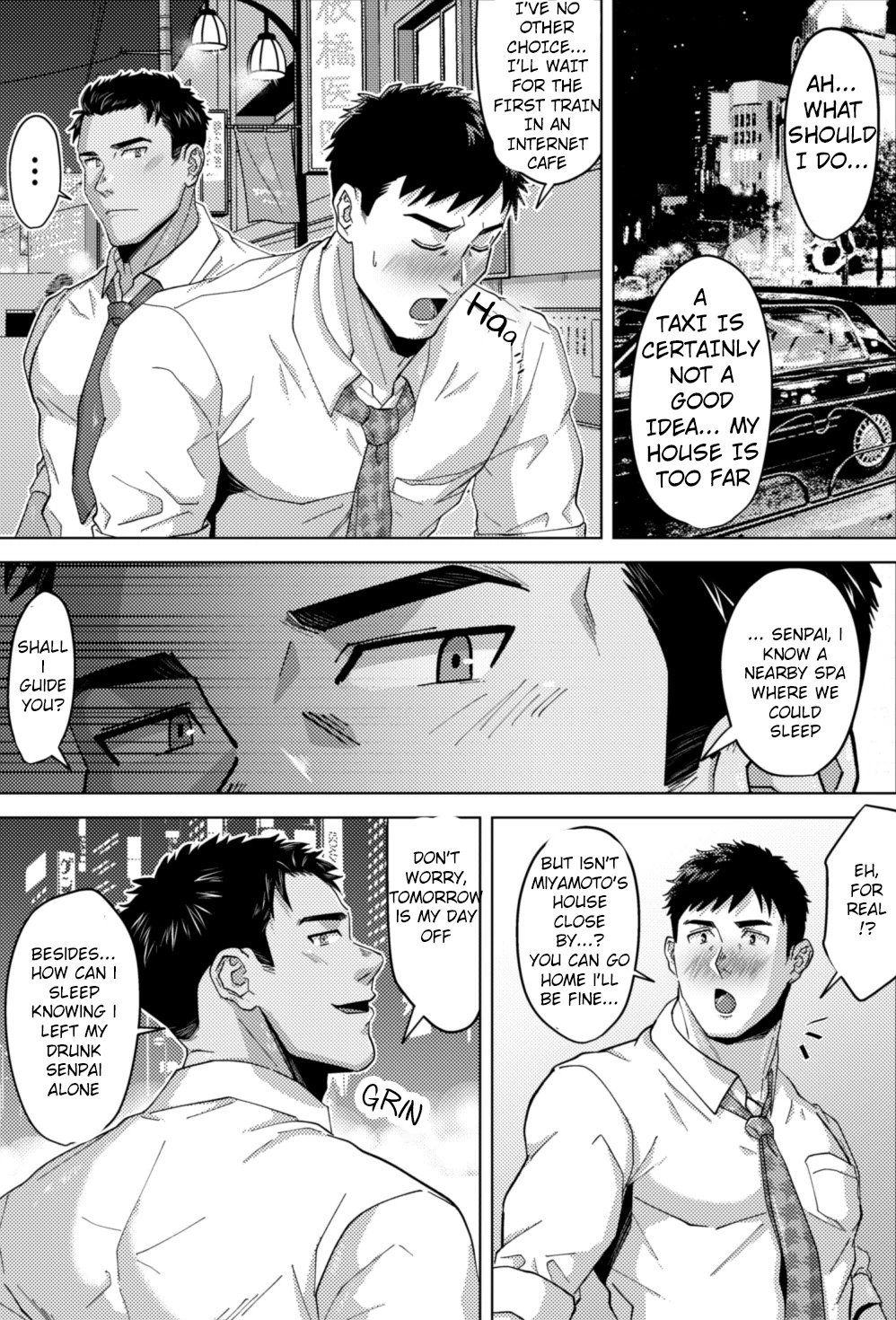 A married straight senpai becomes a slut in a cruising spot!?  Kikon Nonke no Senpai ga Hattenjou de Mesu Ochi image number 1