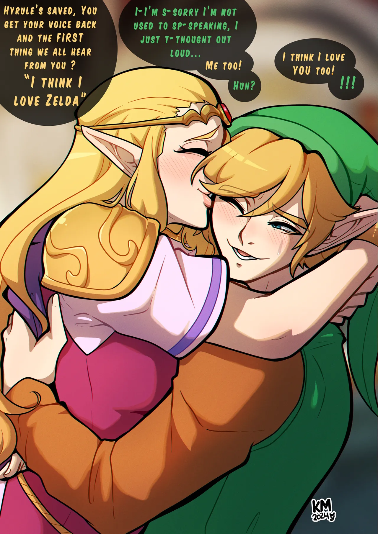 Lnk and Zelda