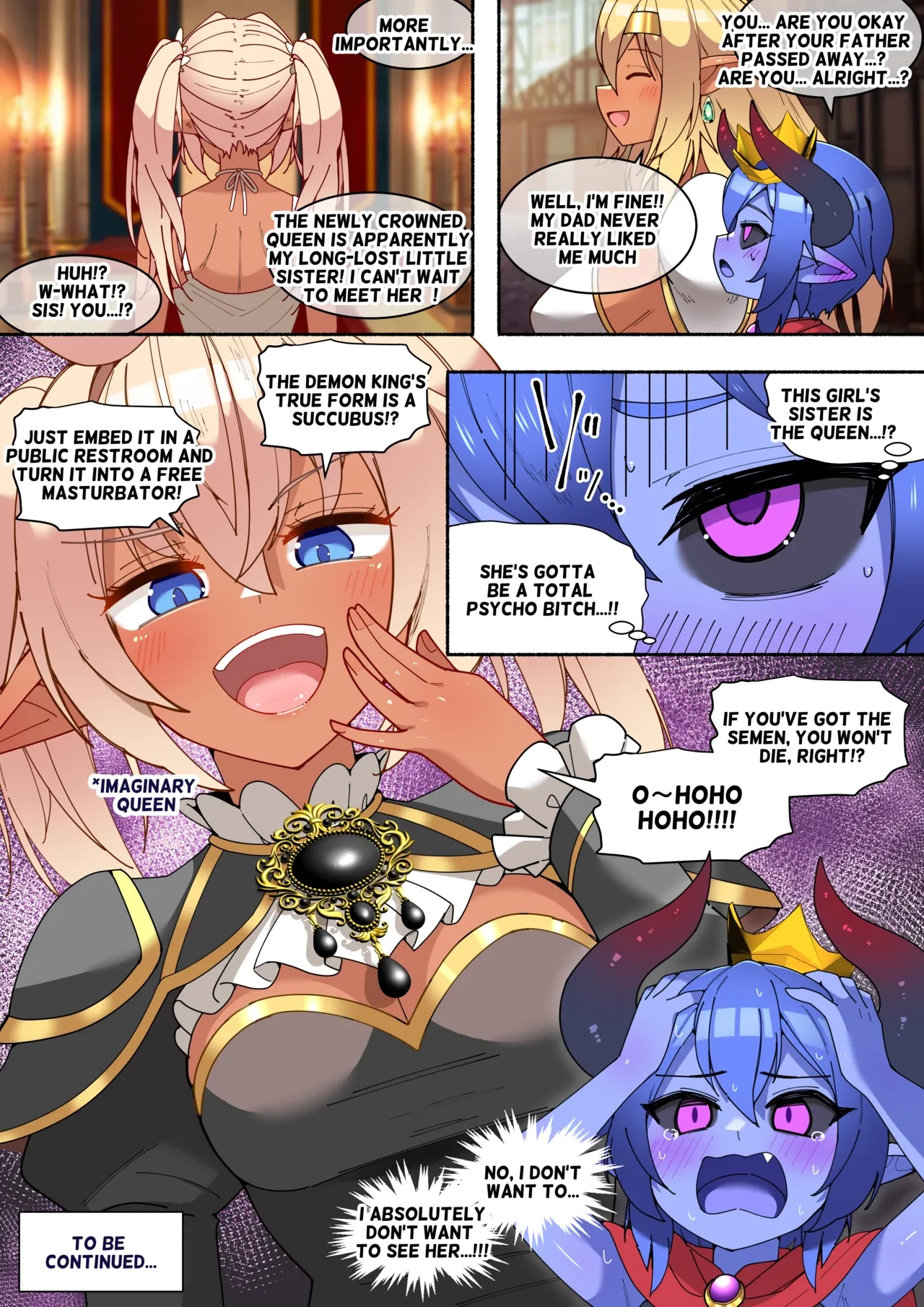 Futanari Dark Elf Yuusha-chan ga Maou ni Gachi Koishite wo Mochikaeri Shichatta Ken image number 31