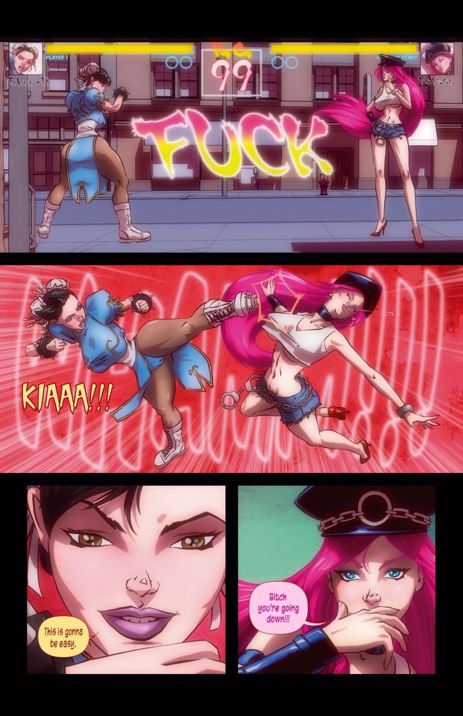 TeaseComix (Kaizen2582) Here Cums A  Challenger (Final Fight, Street Fighter) image number 2