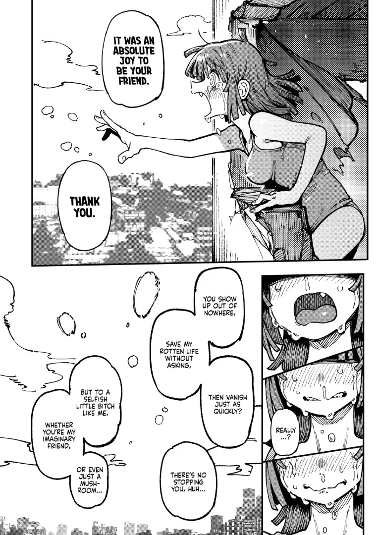 MY HOUSE WAS WAY TOO HUMID. SO MUCH, IN FACT, MUSHROOMS STARTED GROWING IN IT! WELL. THOSE MUSHROOMS WERE ACTUALLY HALLUCINOGENIC! SO, AFTER ACCIDENTALLY EATING SOME I ENDED UP LIKE, CRAZY HORNY! THEN SOME STUFF HAPPENED. (SEQUEL) image number 94
