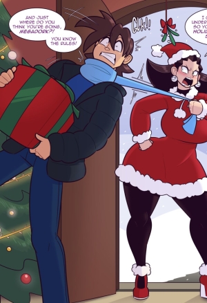 Tron x Megaman Happy Holiday