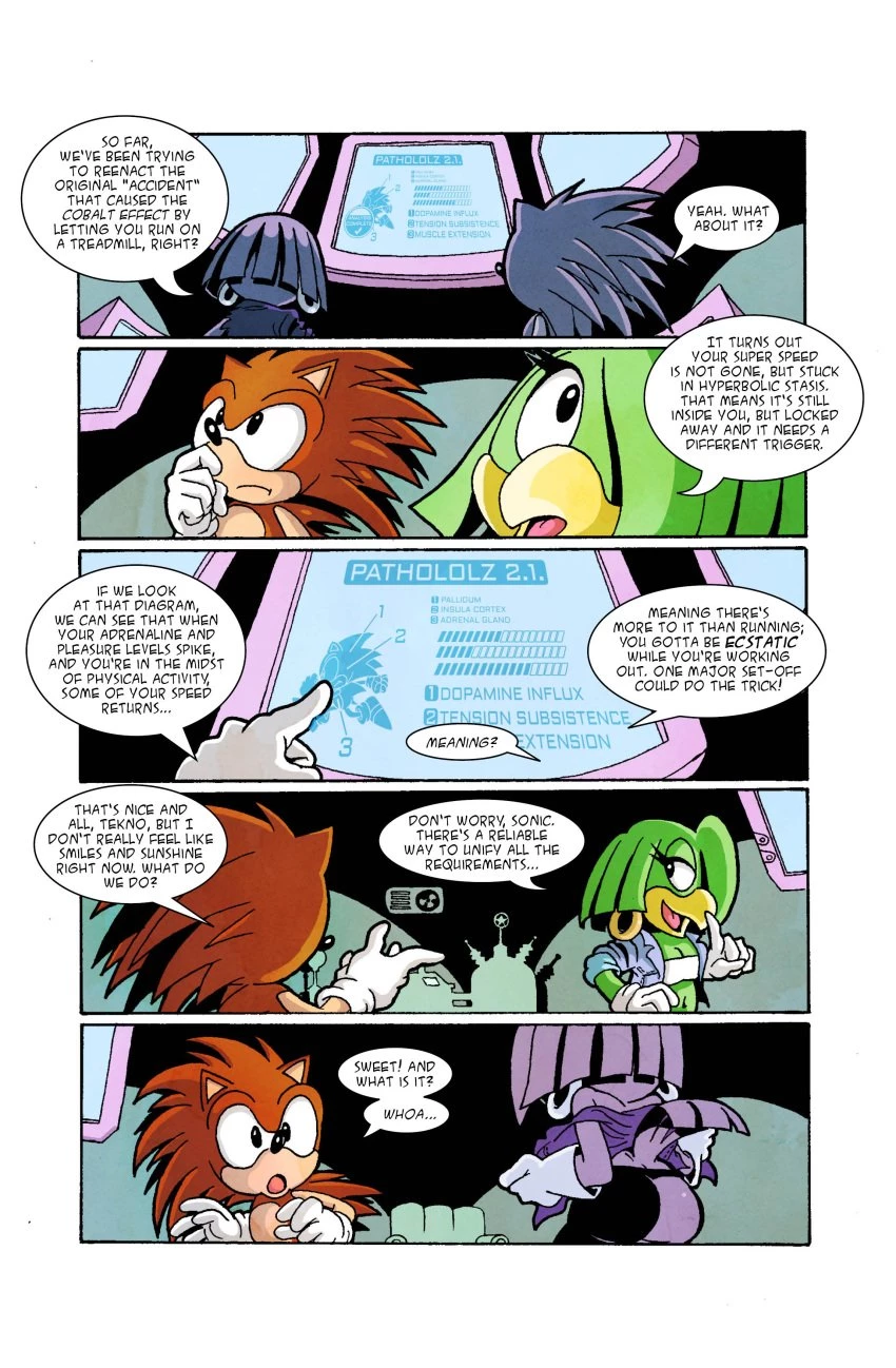 Sonic the comic: Sonic and Tekno the need  speed! image number 2