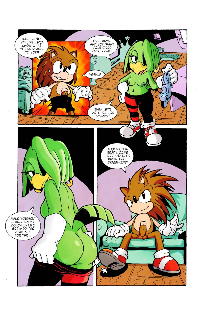 Sonic the comic: Sonic and Tekno the need  speed! image number 3
