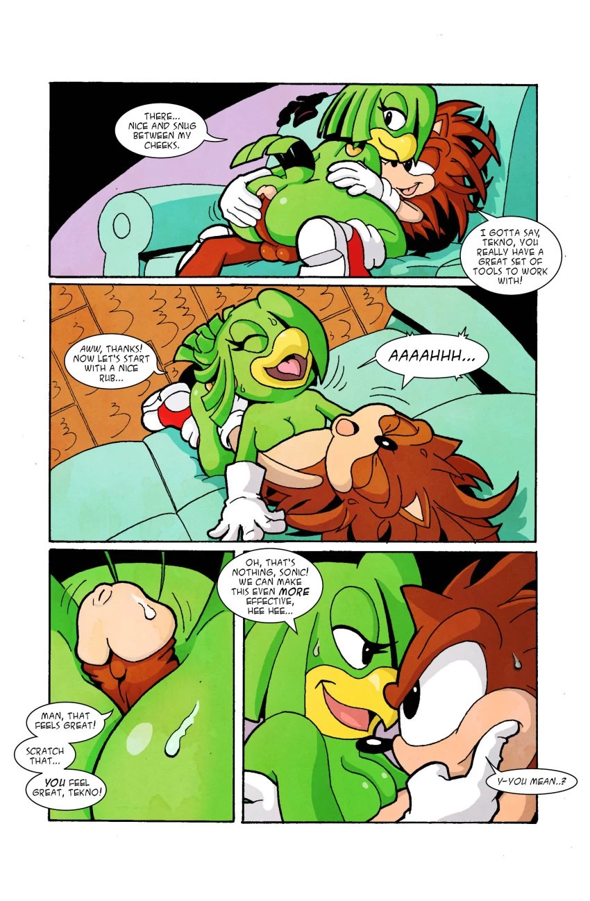 Sonic the comic: Sonic and Tekno the need  speed! image number 4