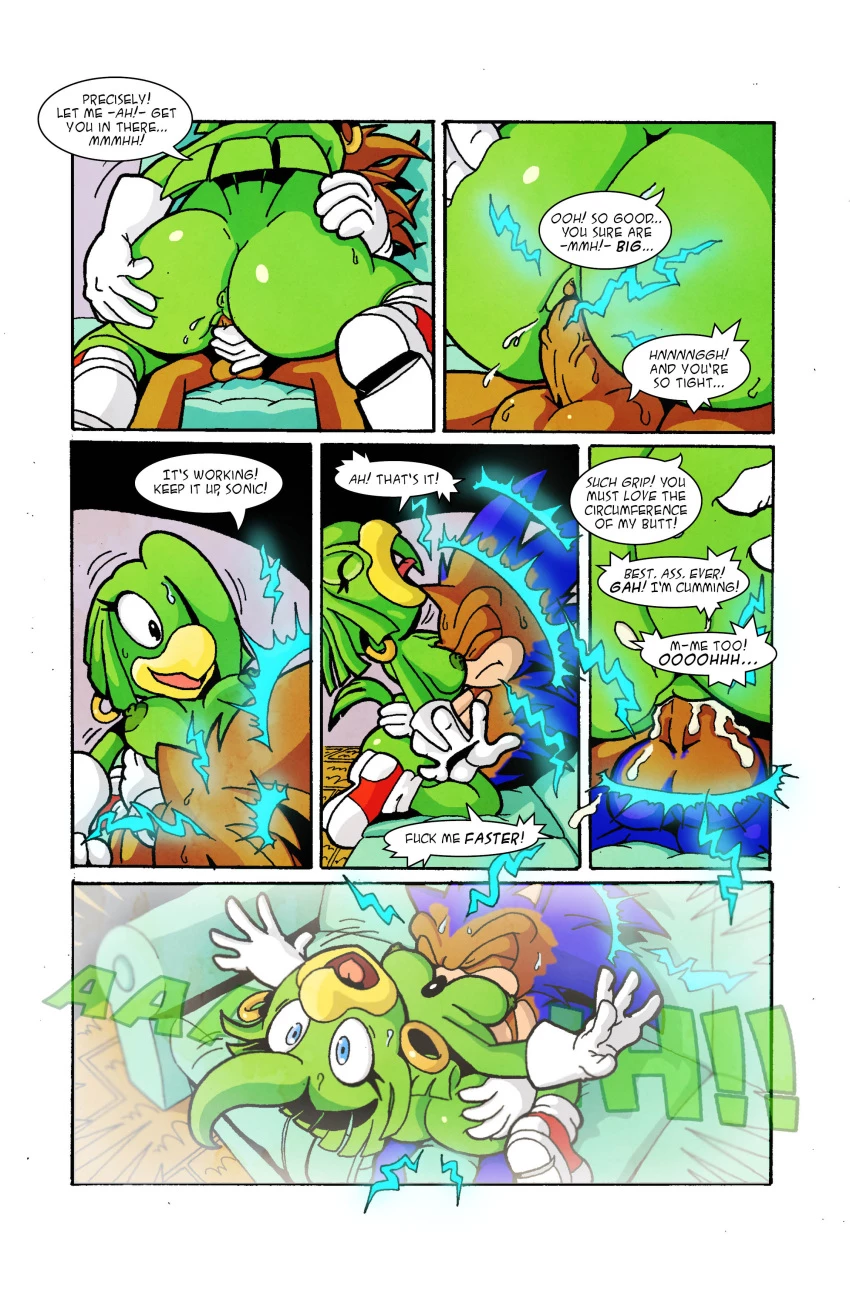 Sonic the comic: Sonic and Tekno the need  speed! image number 5