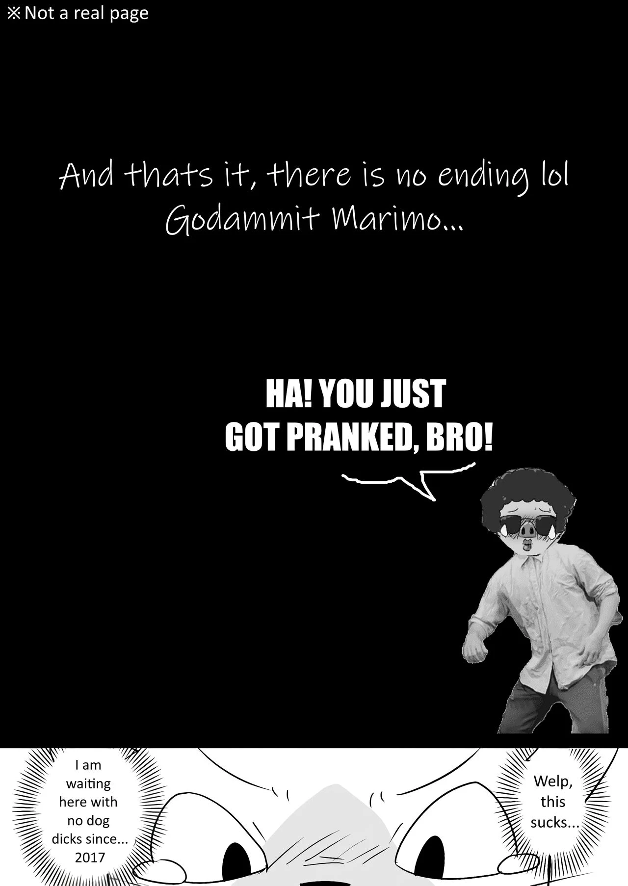 Manmosu Marimo  Walking the Cat (Unfinished image number 18