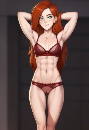 Wendy Corduroy in red