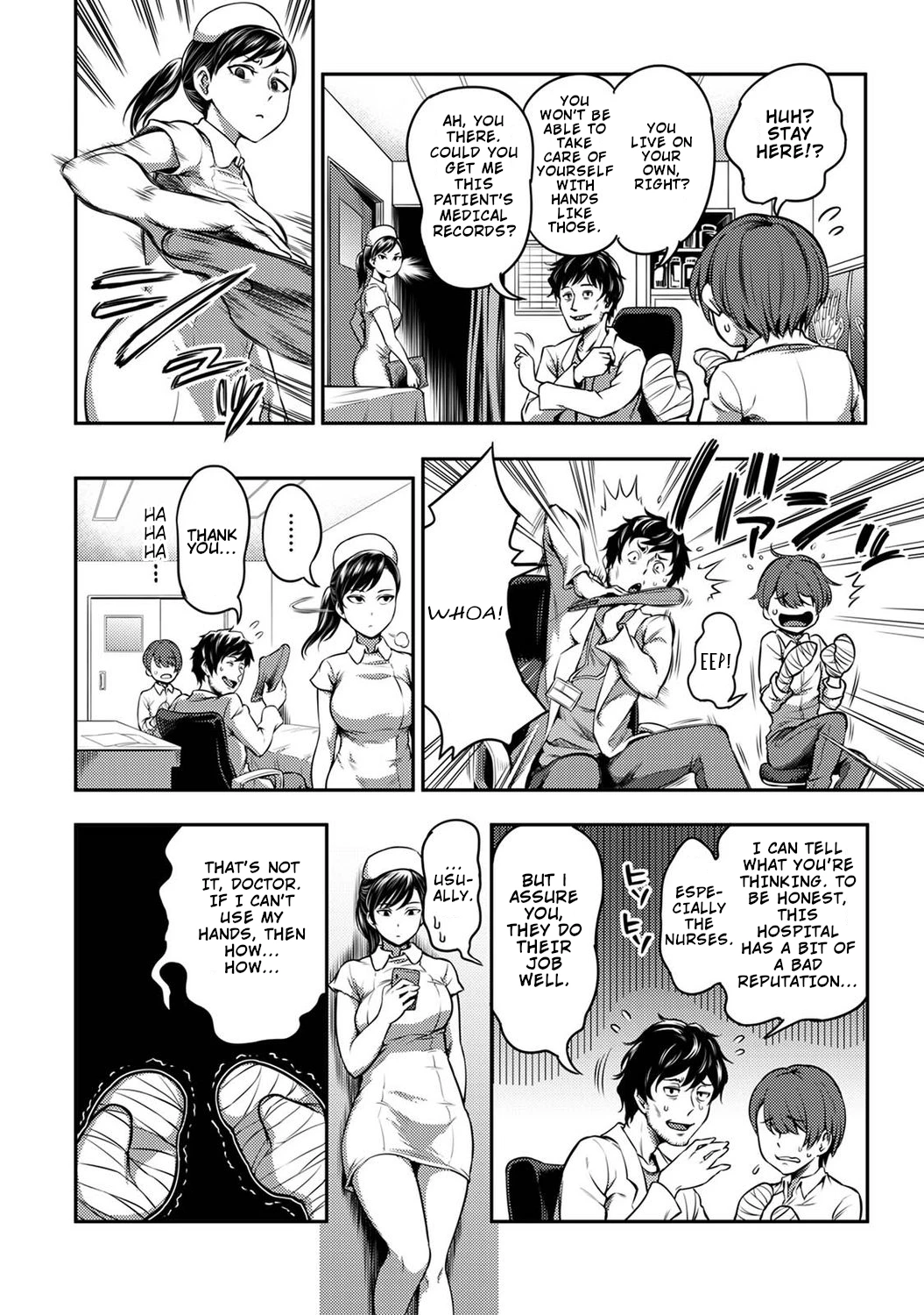 Semen Extraction Ward ~Life in a hospital where a nurse with a cruel personality manages your orgasms~ Sakusei Byoutou ~Seikaku Saiaku no Nurse shika Inai Byouin de Shasei Kanri Seikatsu~ image number 2