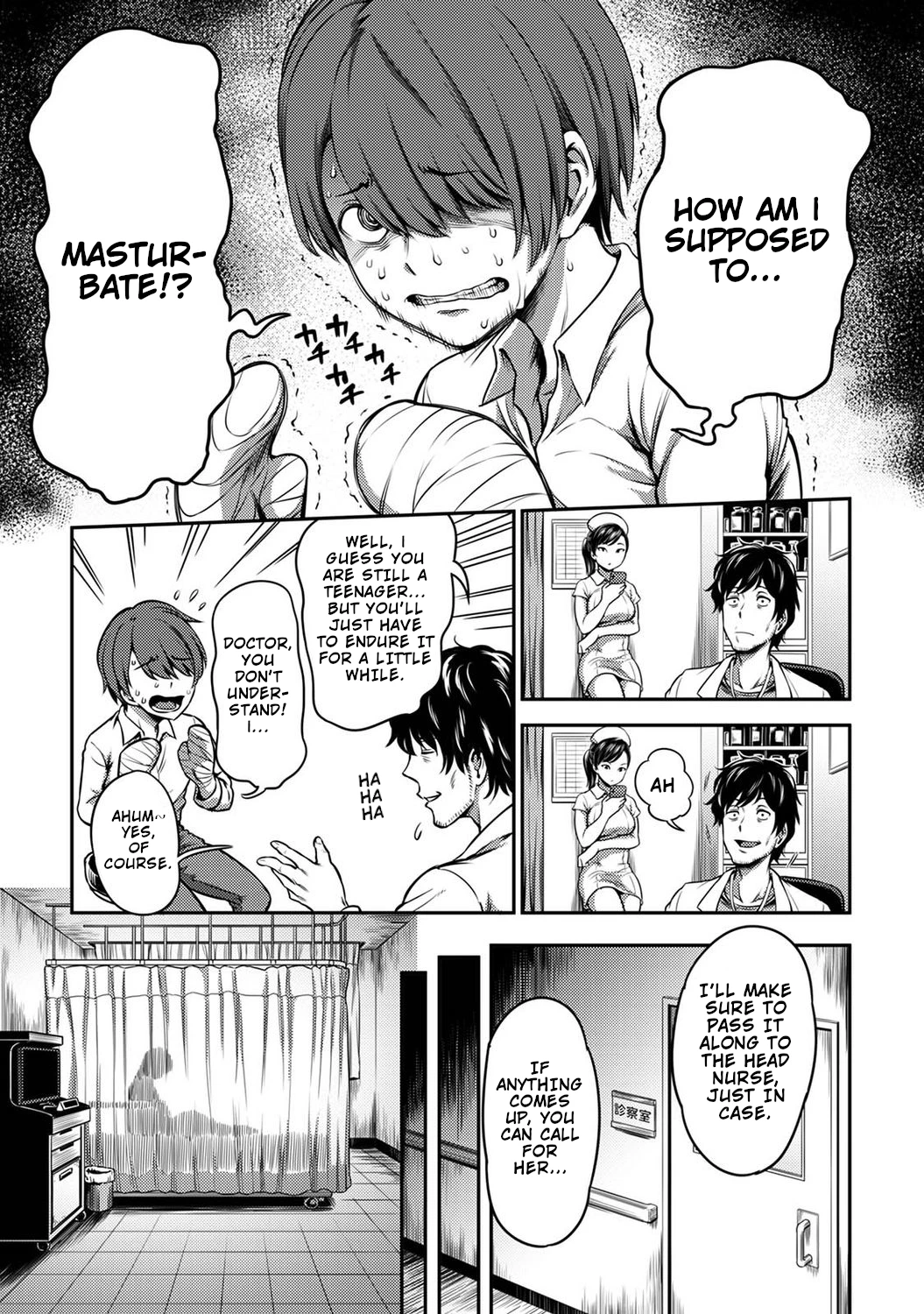 Semen Extraction Ward ~Life in a hospital where a nurse with a cruel personality manages your orgasms~ Sakusei Byoutou ~Seikaku Saiaku no Nurse shika Inai Byouin de Shasei Kanri Seikatsu~ image number 3