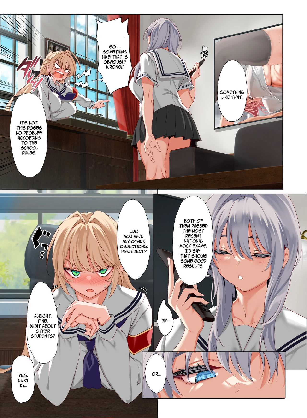 Jogakkou de Otoko Hitori na node Kousoku de Seiyoku no Hakeguchi ni Sareru Nichijou 3-Jigenme image number 10