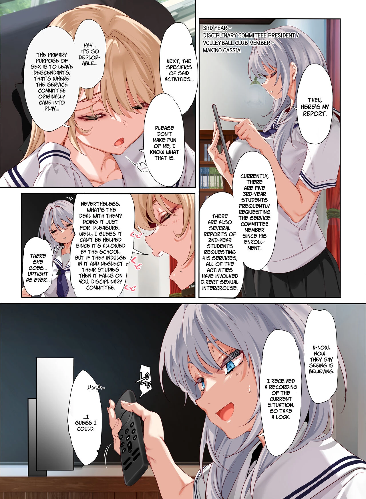 Jogakkou de Otoko Hitori na node Kousoku de Seiyoku no Hakeguchi ni Sareru Nichijou 3-Jigenme image number 4