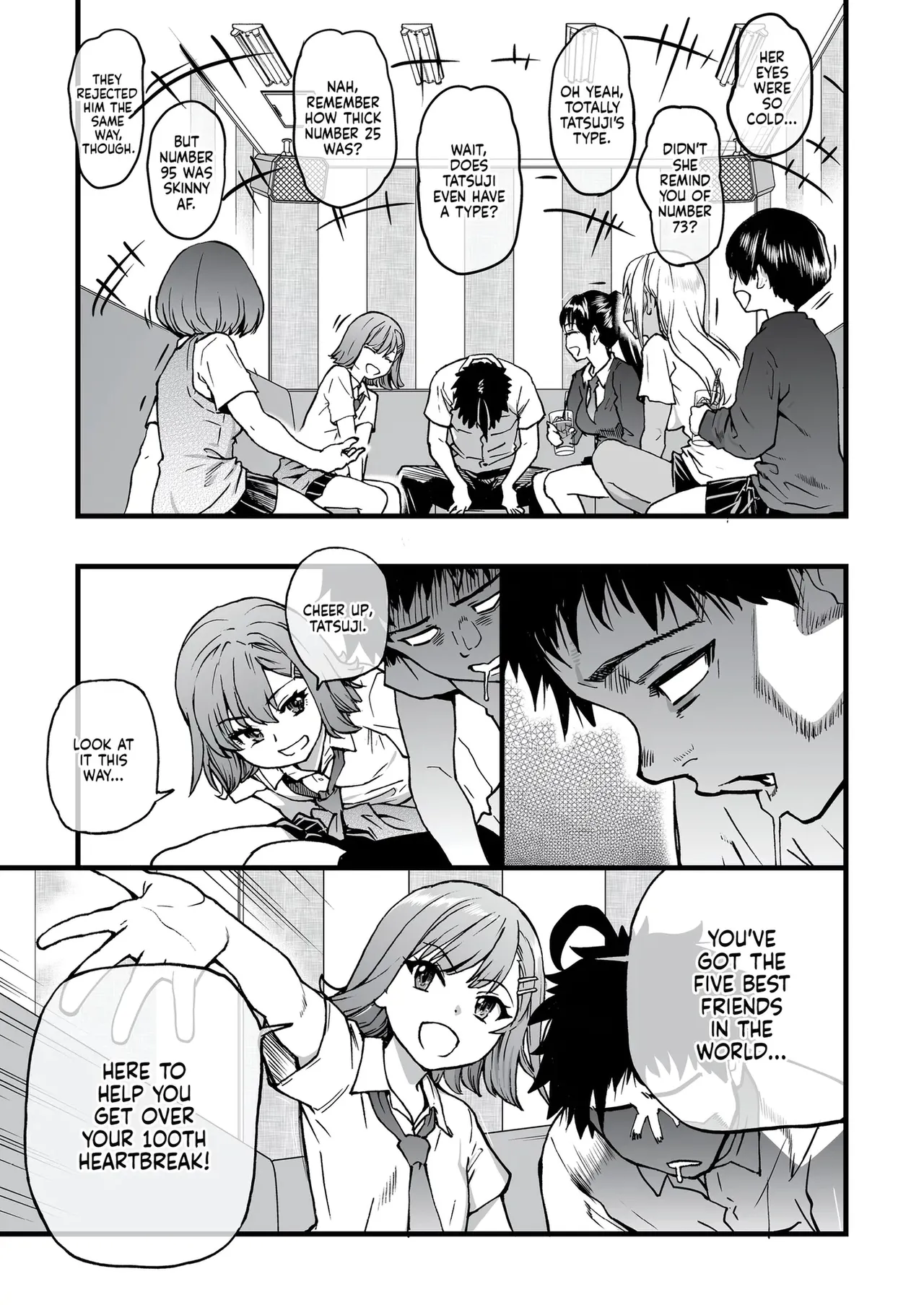 100-Kai Furareta Zetsubou-teki ni Motenai Ore o Awarenda Kareshi Ari Onna Tomodachi ga Nandemo Eroi Koto Yarasete Kureta!! image number 7
