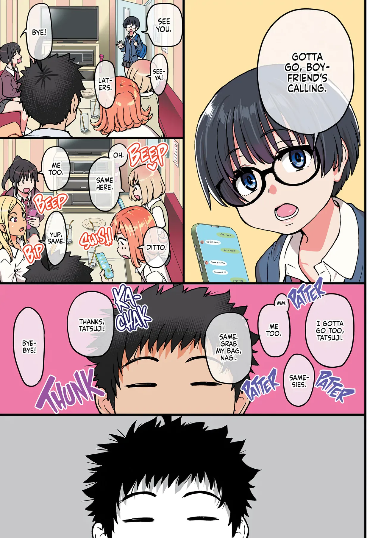 100-Kai Furareta Zetsubou-teki ni Motenai Ore o Awarenda Kareshi Ari Onna Tomodachi ga Nandemo Eroi Koto Yarasete Kureta!! image number 97