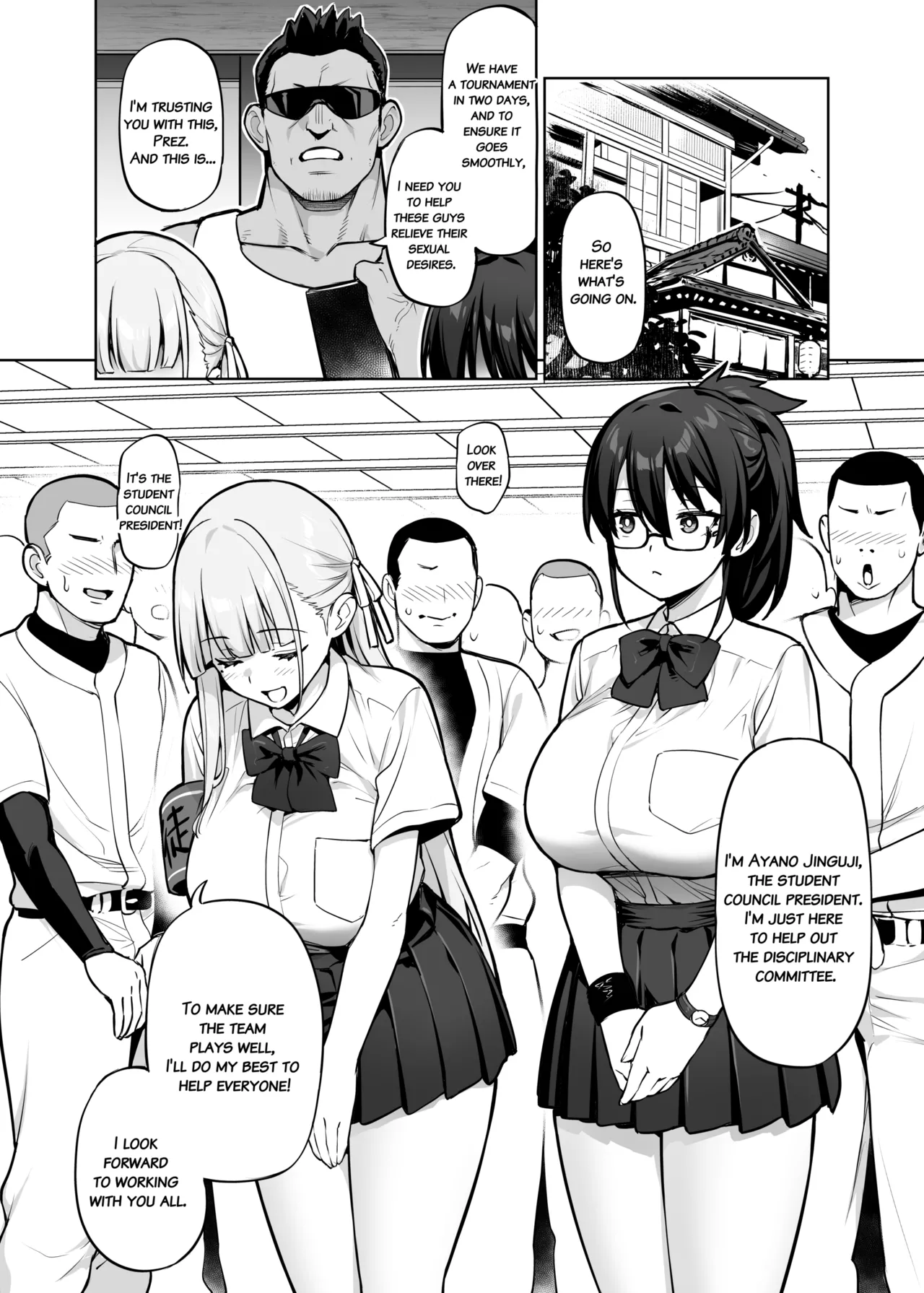 About the Student Council Members Huge Tits!  Seitokai no Joshi-tachi ga Kyonyuu Sugiru Ken image number 10