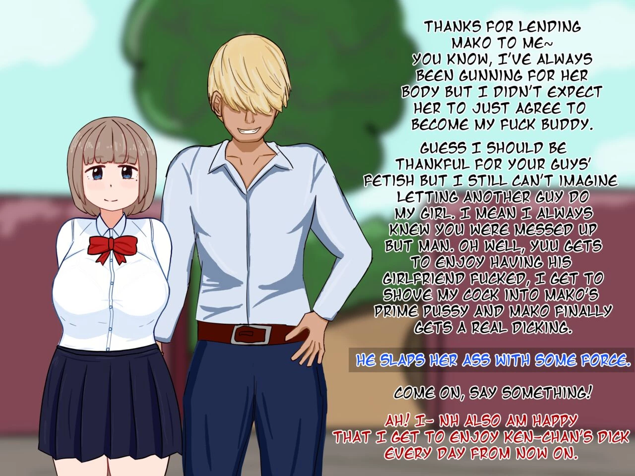 With my Permission, my Childhood Friends Body was Claimed by Another Man image number 15