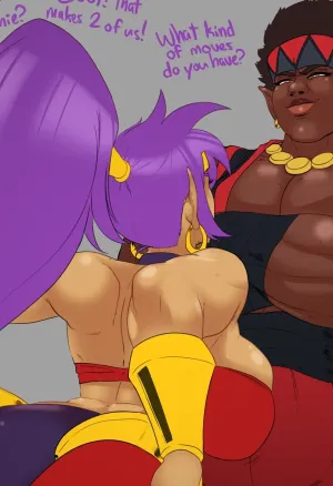When stacked up against one of her own, Shantae still has much to learn!