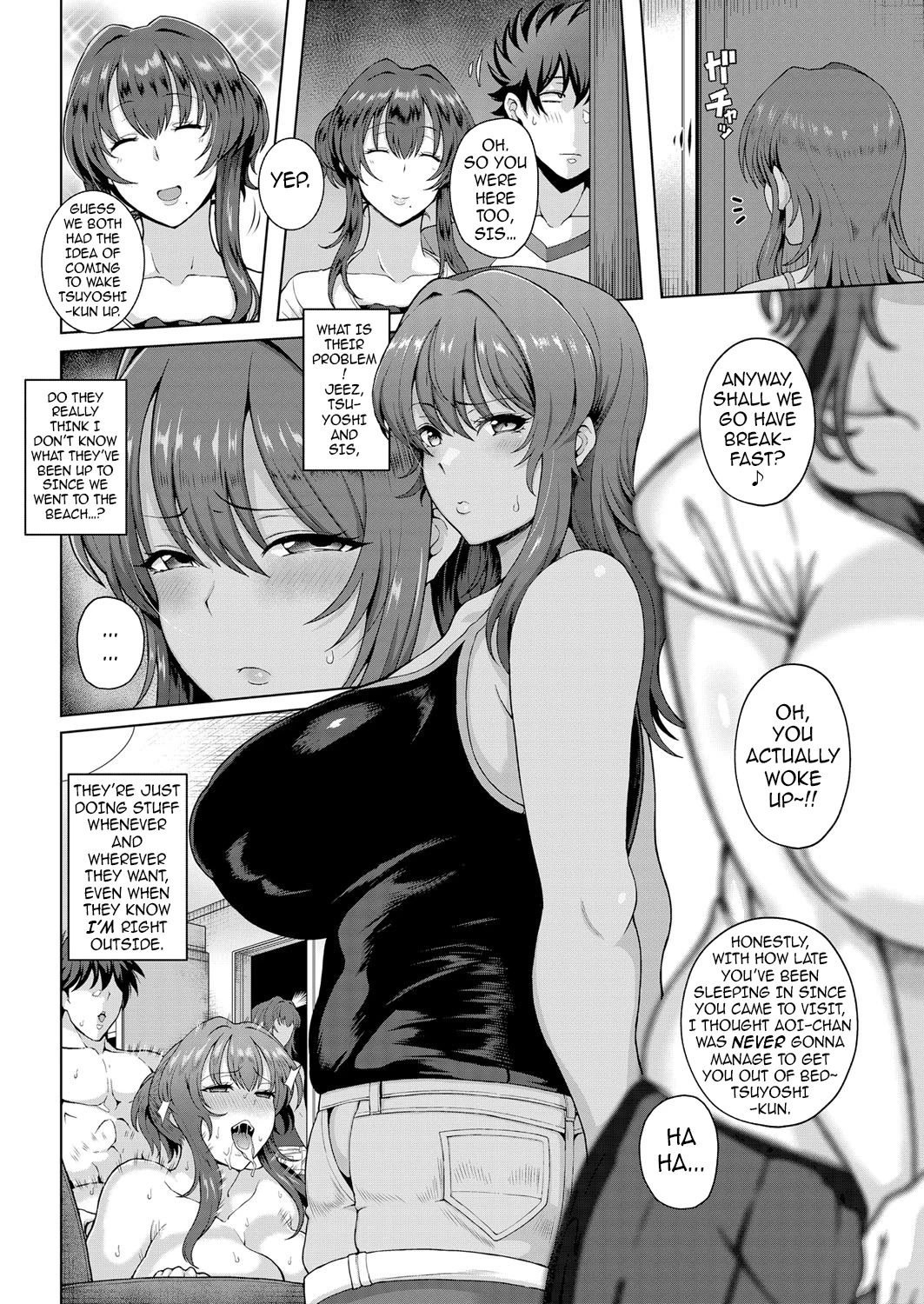 The Three Older, Mature Sisters Next Door  Toshiue Zukushi Jukushita Sanshimai image number 27