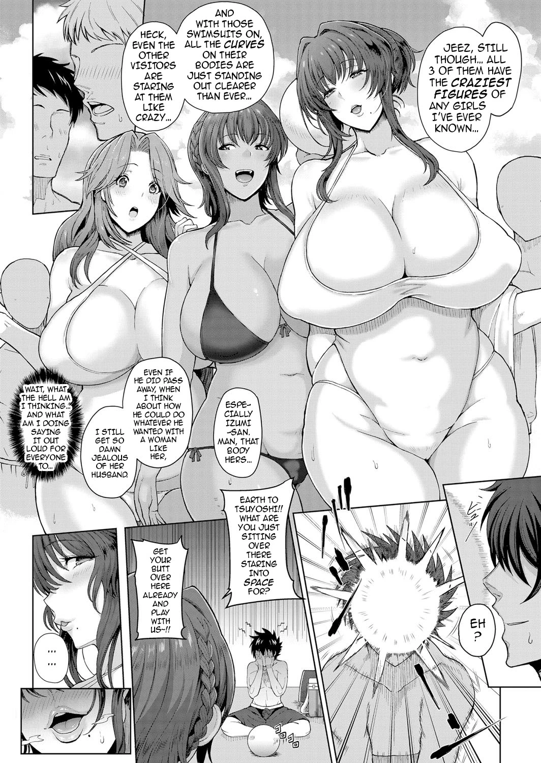 The Three Older, Mature Sisters Next Door  Toshiue Zukushi Jukushita Sanshimai image number 3