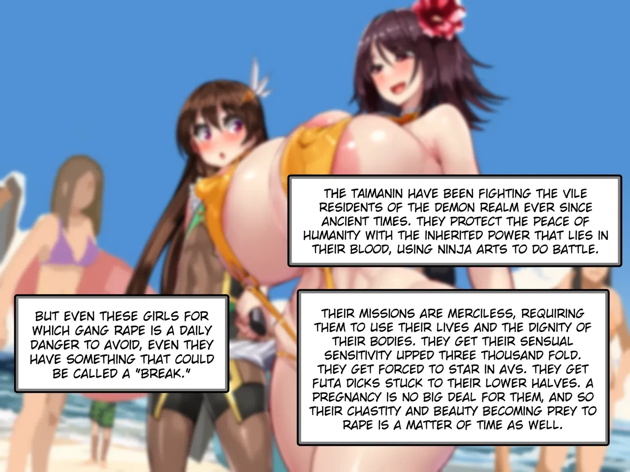 Taimanin Shiranui and Shikanosuke Miboujin to Shota Toshi no Sa Kozukuri Date de Seieki no Umi image number 1