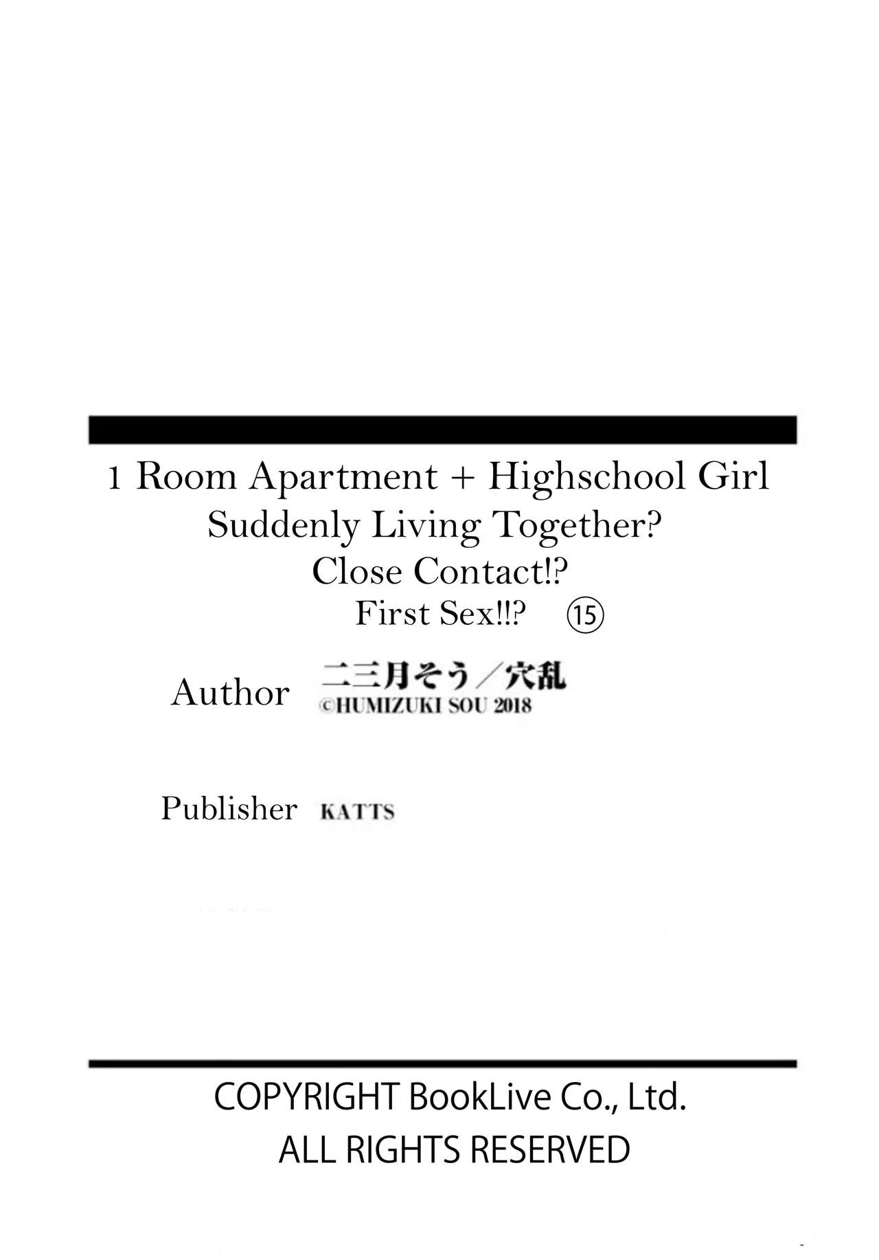 1 Room Apartment + Highschool Girl Suddenly Living Together? Close Contact!? First Sex!!? 15 image number 29